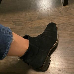 Suede booties